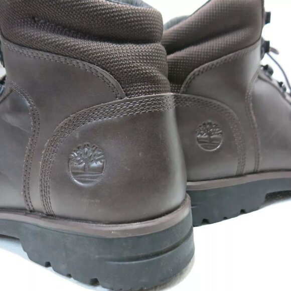 Timberland Soft Toe Leather Boots Shoes Men's Hiking Dress Stiefel Bottes 10.5 - Picture 2 of 7